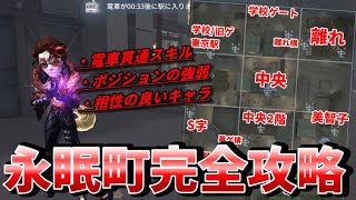 【第五人格】電車と墓場に対処できればハンター超有利マップ！永眠町完全攻略！【IdentityⅤ】【アイデンティティⅤ】