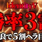 【第五人格】勝率3割、野良で5割ヘラへの道11/12【identityV】